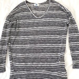 Black, Gray and White Long Sleeve